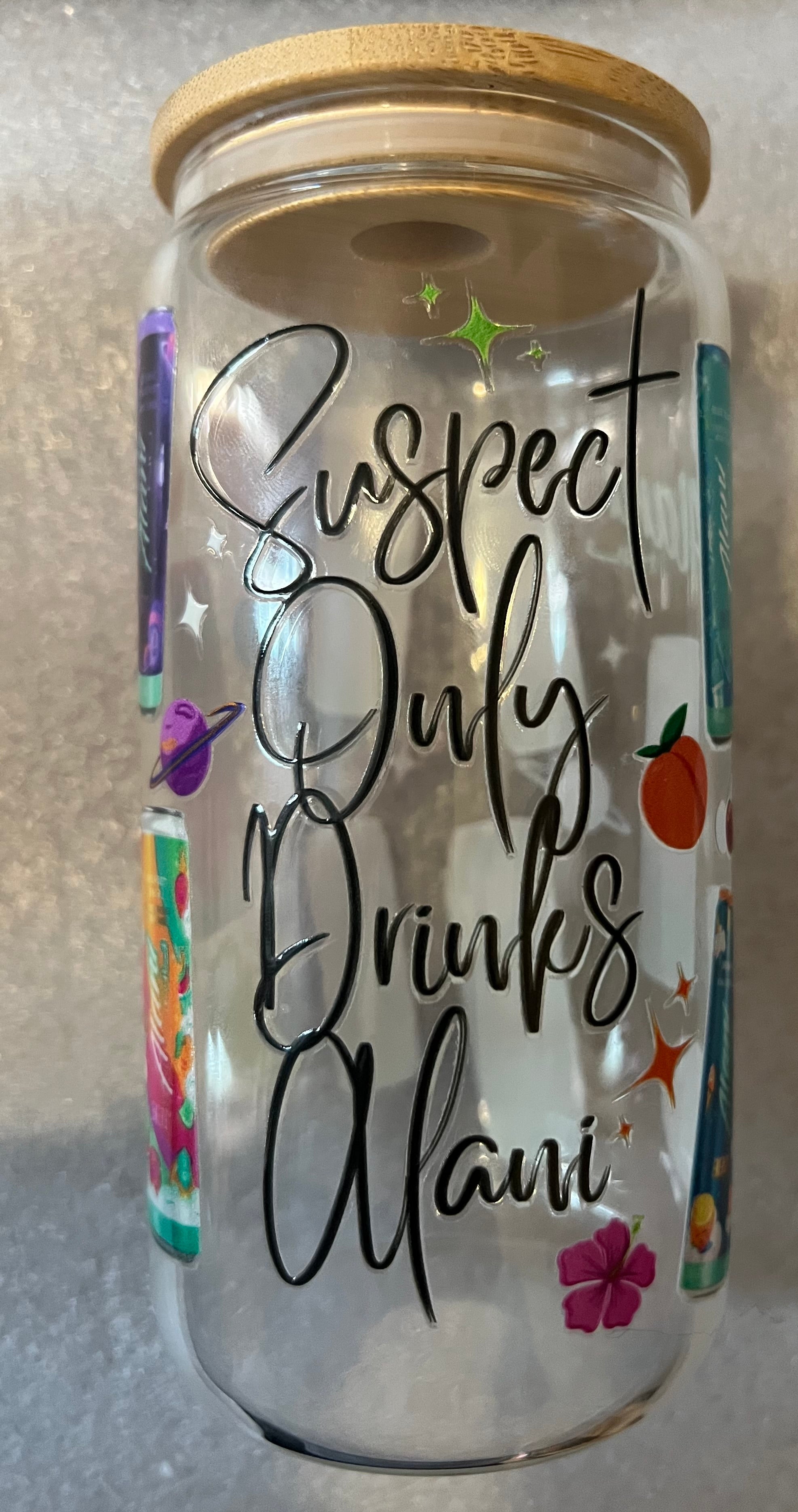16 Oz glass cup