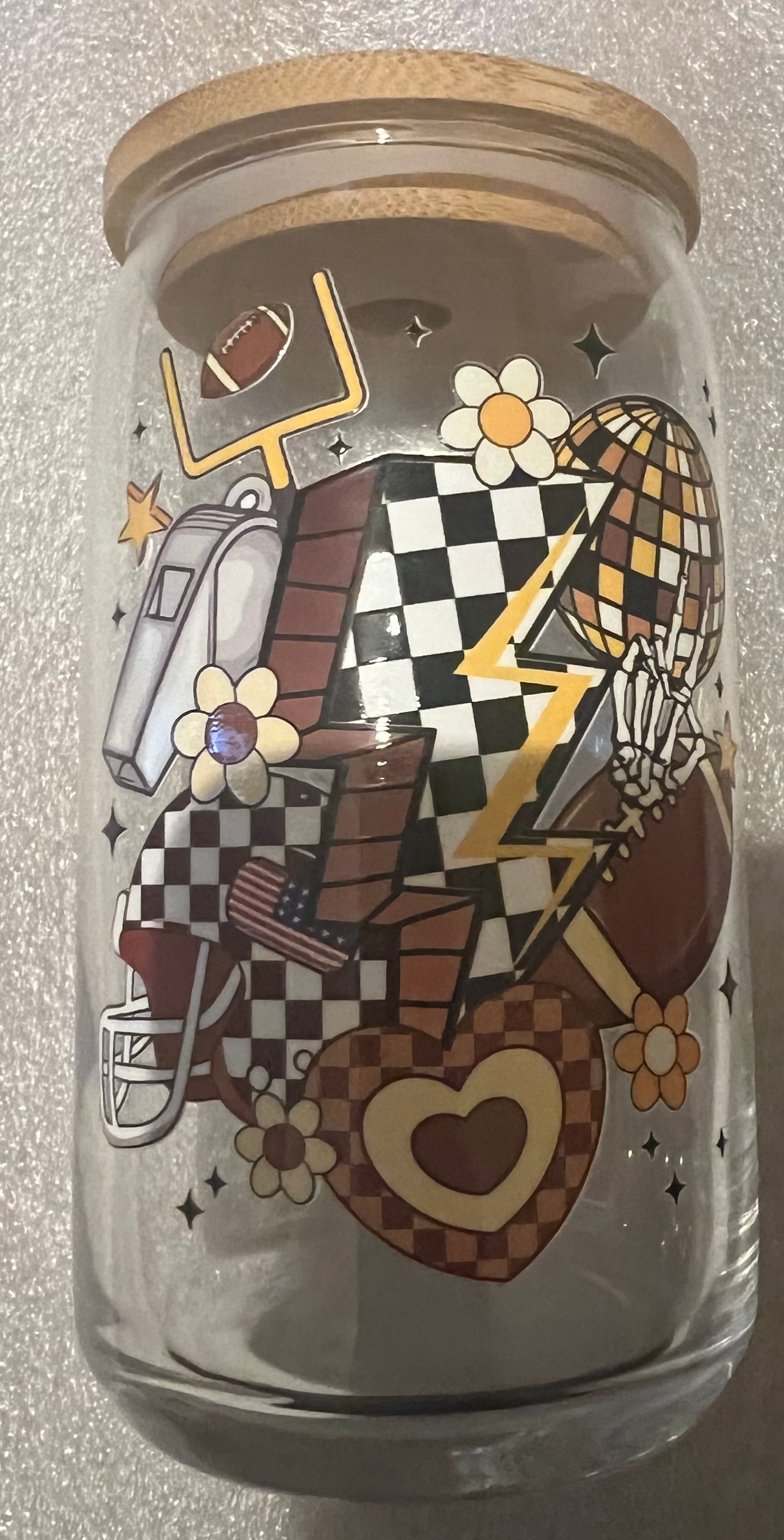 16 Oz glass cup