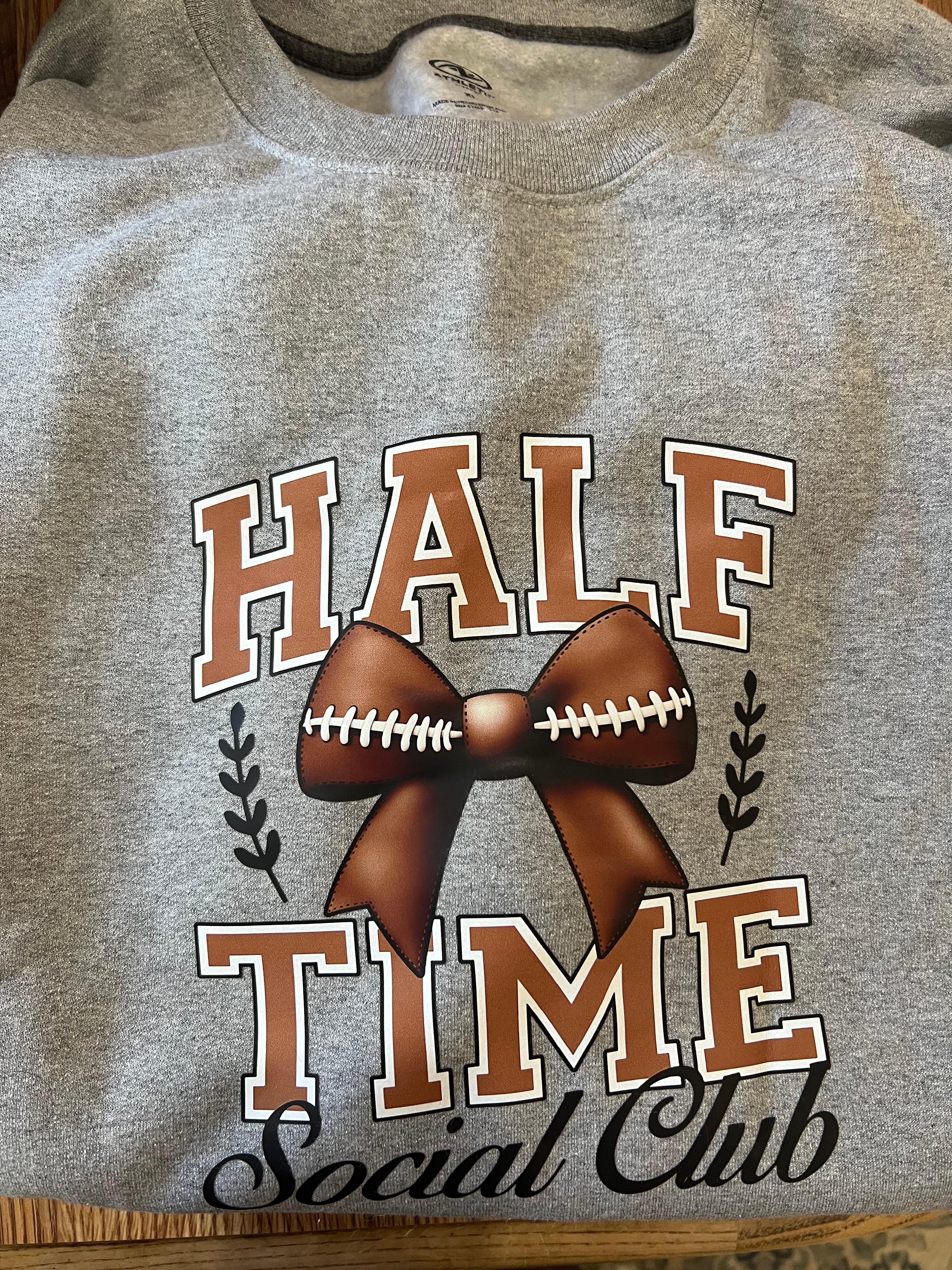 Adult XL Football Crewneck